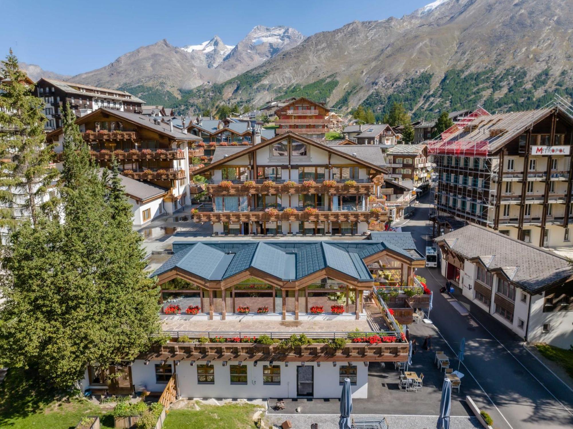 Walliserhof Grand-Hotel&Spa Relais&Châteaux Saas Fee Exterior foto